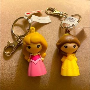 Disney princess keychains